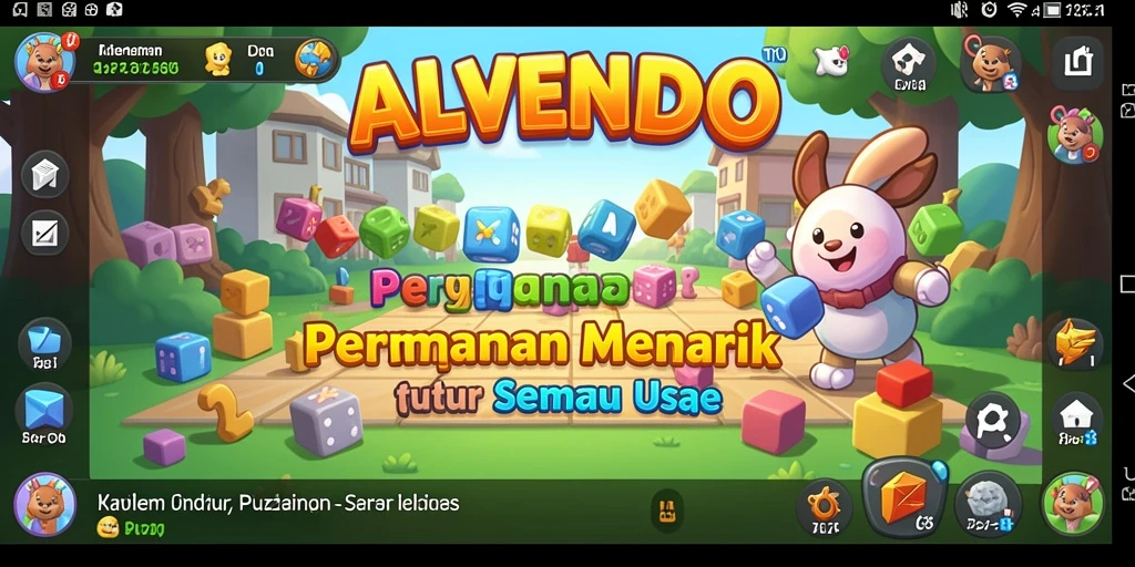 Tampilan gameplay <strong>ALVENDO</strong> yang menantang dan menyenangkan.