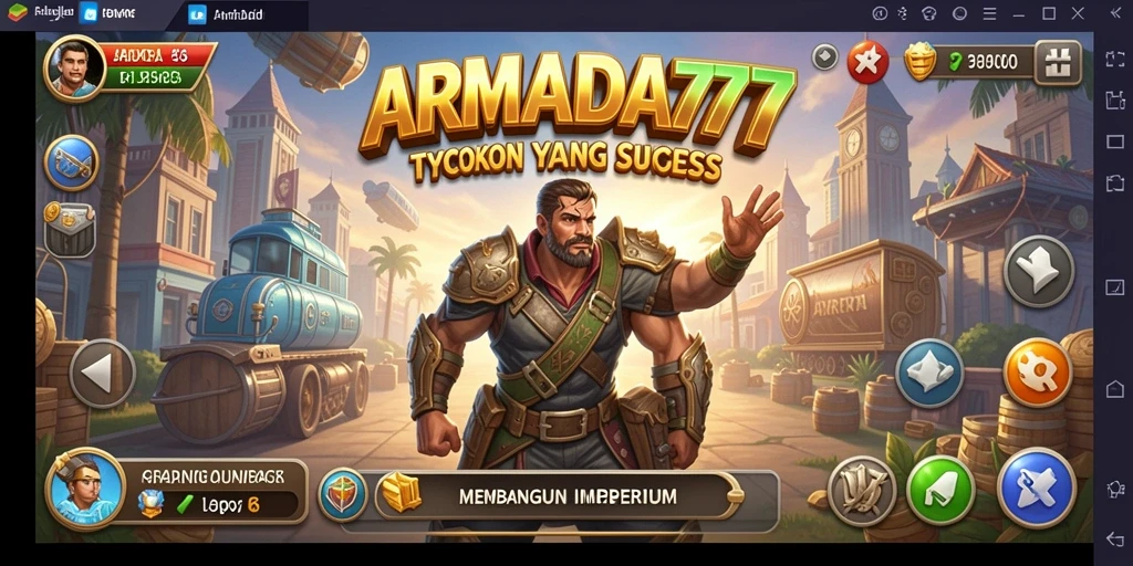 Tampilan gameplay yang menarik dari ARMADA777 dengan desain Tycoon.