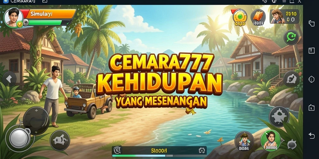 Tampilan gameplay CEMARA777 yang penuh warna dan interaksi menarik.