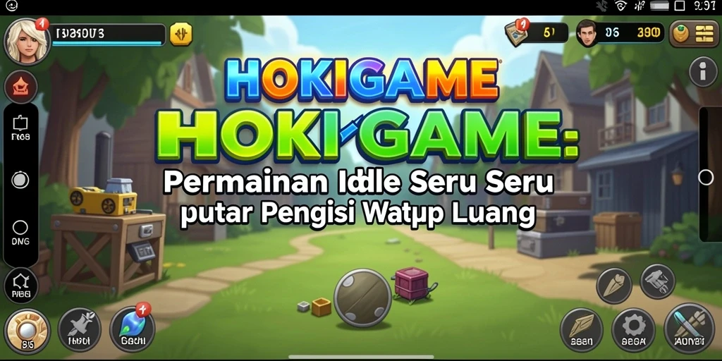 Screenshot HOKIGAME menunjukkan gameplay menarik dan grafis yang cerah.