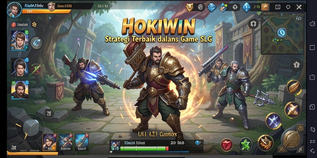Tampilan gameplay HOKIWIN yang menegangkan dan penuh strategi.