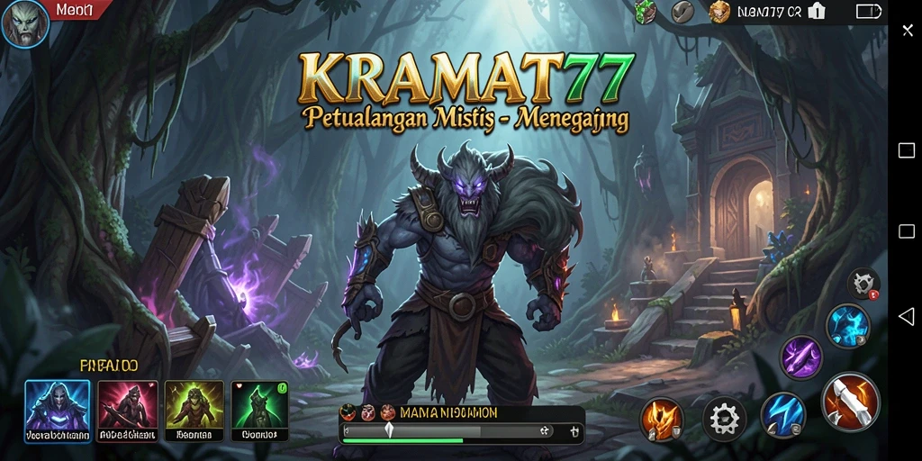 Tampilan gameplay KRAMAT77 yang mendebarkan dan penuh tantangan.