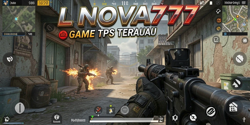 Tangkapan layar LNOVA777 menampilkan aksi gameplay TPS yang seru.