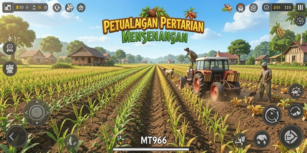 Gameplay seru dengan berbagai aktivitas pertanian yang menarik.