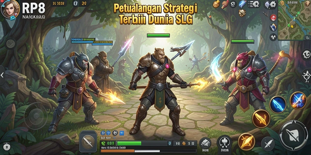 Gameplay menarik dari RP8 dengan strategi mendalam.