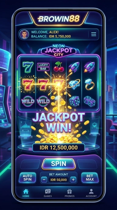 Tampilan awal aplikasi browin88 dengan berbagai pilihan aplikasi.